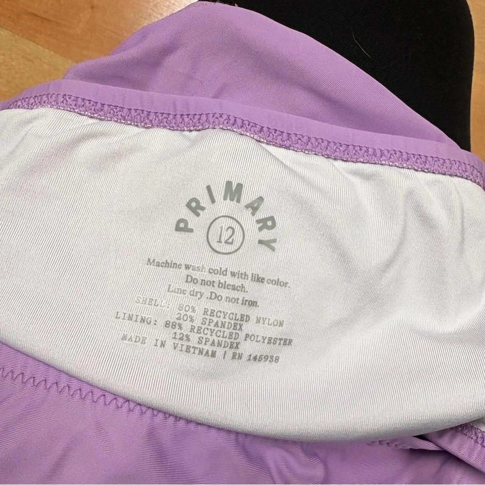 Primary Light Purple Lilac Lavender Bikini Swim Bottoms Girls Size 12